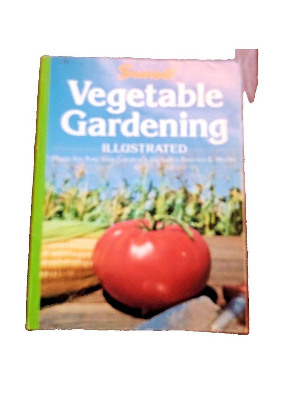 Sunset Vegetable Gardening Illustrated Book Vintage Organic DIY Garden Plan Read
